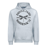 Heather Grey dinna fash sassenach Urban Hoodie - artisFamous
