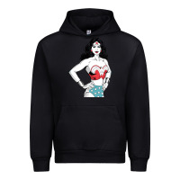 Black wonder woman Urban Hoodie - artisFamous
