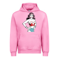 Fuchsia Pink wonder woman Urban Hoodie - artisFamous