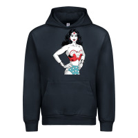 Navy wonder woman Urban Hoodie - artisFamous