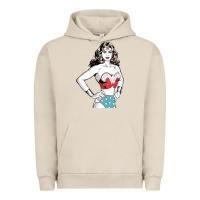 Pigment French Oak wonder woman Urban Hoodie - artisFamous