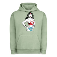 Pigment Oil Green wonder woman Urban Hoodie - artisFamous