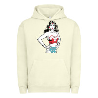 Pigment Pistachio wonder woman Urban Hoodie - artisFamous