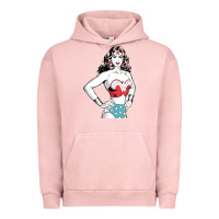 Pigment Salmon wonder woman Urban Hoodie - artisFamous