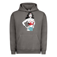 Pigment Tornado wonder woman Urban Hoodie - artisFamous
