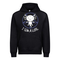 Black i sin a lotl hail satan pentagram Urban Hoodie - artisFamous