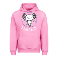 Fuchsia Pink i sin a lotl hail satan pentagram Urban Hoodie - artisFamous