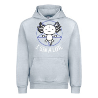 Heather Grey i sin a lotl hail satan pentagram Urban Hoodie - artisFamous