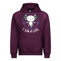 Mauve Wine i sin a lotl hail satan pentagram Urban Hoodie - artisFamous