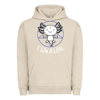 Pigment French Oak i sin a lotl hail satan pentagram Urban Hoodie - artisFamous