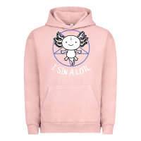 Pigment Salmon i sin a lotl hail satan pentagram Urban Hoodie - artisFamous