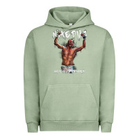 Pigment Oil Green NATE DIAZ Urban Hoodie - artisFamous