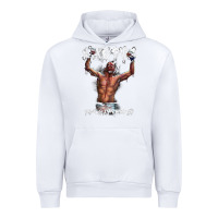 White NATE DIAZ Urban Hoodie - artisFamous