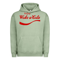 Pigment Oil Green enjoy woke a cola Urban Hoodie - artisFamous