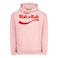Pigment Salmon enjoy woke a cola Urban Hoodie - artisFamous