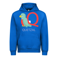 Cobalt Cute Quetzal Kid's Urban Hoodie - artisFamous