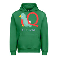 Emerald Cute Quetzal Kid's Urban Hoodie - artisFamous