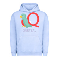 Pigment Grape Ice Cute Quetzal Kid's Urban Hoodie - artisFamous