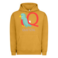 Pigment Peanut Butter Cute Quetzal Kid's Urban Hoodie - artisFamous