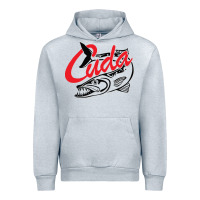 Heather Grey bara cuda Urban Hoodie - artisFamous