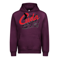 Mauve Wine bara cuda Urban Hoodie - artisFamous