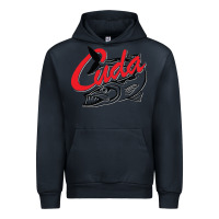 Navy bara cuda Urban Hoodie - artisFamous