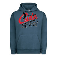 Pigment Midnight Navy bara cuda Urban Hoodie - artisFamous