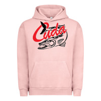 Pigment Salmon bara cuda Urban Hoodie - artisFamous