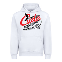 White bara cuda Urban Hoodie - artisFamous