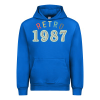 Cobalt Retro 1987 Urban Hoodie - artisFamous