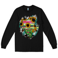 Black Durango State Of Mexico Map Long Sleeve Tee - RanaPortraitStore
