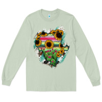 Matcha Durango State Of Mexico Map Long Sleeve Tee - RanaPortraitStore
