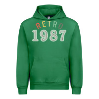 Emerald Retro 1987 Urban Hoodie - artisFamous