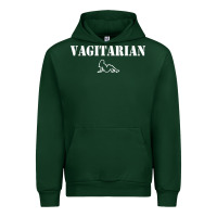 Forest Green vagitarian Urban Hoodie - artisFamous