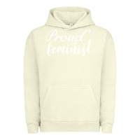 Pigment Pistachio Proud feminist Urban Hoodie - artisFamous
