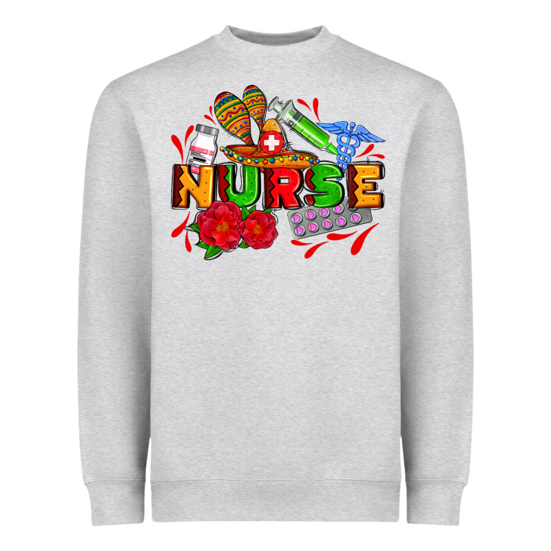 Mexican Nurse Heavyweight Sweatshirt by AdoDesignShop | Teevron