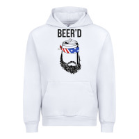 White beer'd funny Urban Hoodie - artisFamous