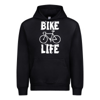 Black bike life Urban Hoodie - artisFamous