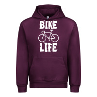 Mauve Wine bike life Urban Hoodie - artisFamous