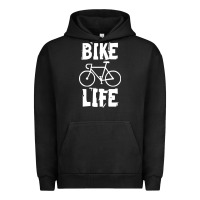 Pigment Black bike life Urban Hoodie - artisFamous