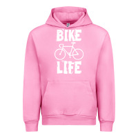 Fuchsia Pink bike life Urban Hoodie - artisFamous