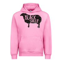 Fuchsia Pink black sheep silhouette Urban Hoodie - artisFamous