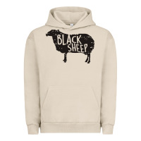 Pigment French Oak black sheep silhouette Urban Hoodie - artisFamous