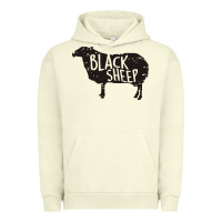 Pigment Pistachio black sheep silhouette Urban Hoodie - artisFamous