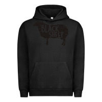 Pigment Black black sheep silhouette Urban Hoodie - artisFamous