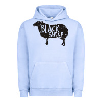 Pigment Grape Ice black sheep silhouette Urban Hoodie - artisFamous