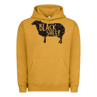 Pigment Peanut Butter black sheep silhouette Urban Hoodie - artisFamous