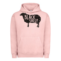 Pigment Salmon black sheep silhouette Urban Hoodie - artisFamous
