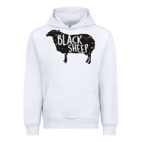 White black sheep silhouette Urban Hoodie - artisFamous