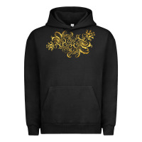 Pigment Black Gold2 Urban Hoodie - artisFamous